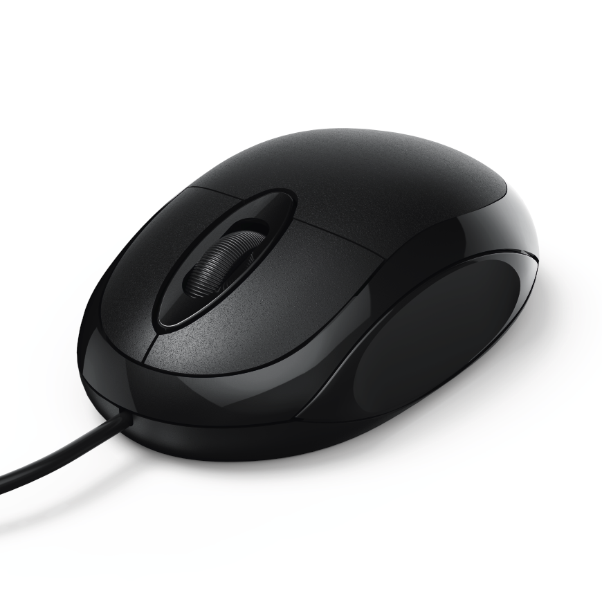 Optical Button Hama MC-100 Wired Optical 3-Button Mouse – The Electronics Hub