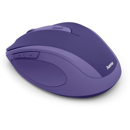 Hama WM-400 Mouse Office Right-Hand RF Wireless Optical 1600 DPI, Purple