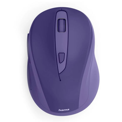 Hama WM-400 Mouse Office Right-Hand RF Wireless Optical 1600 DPI, Purple
