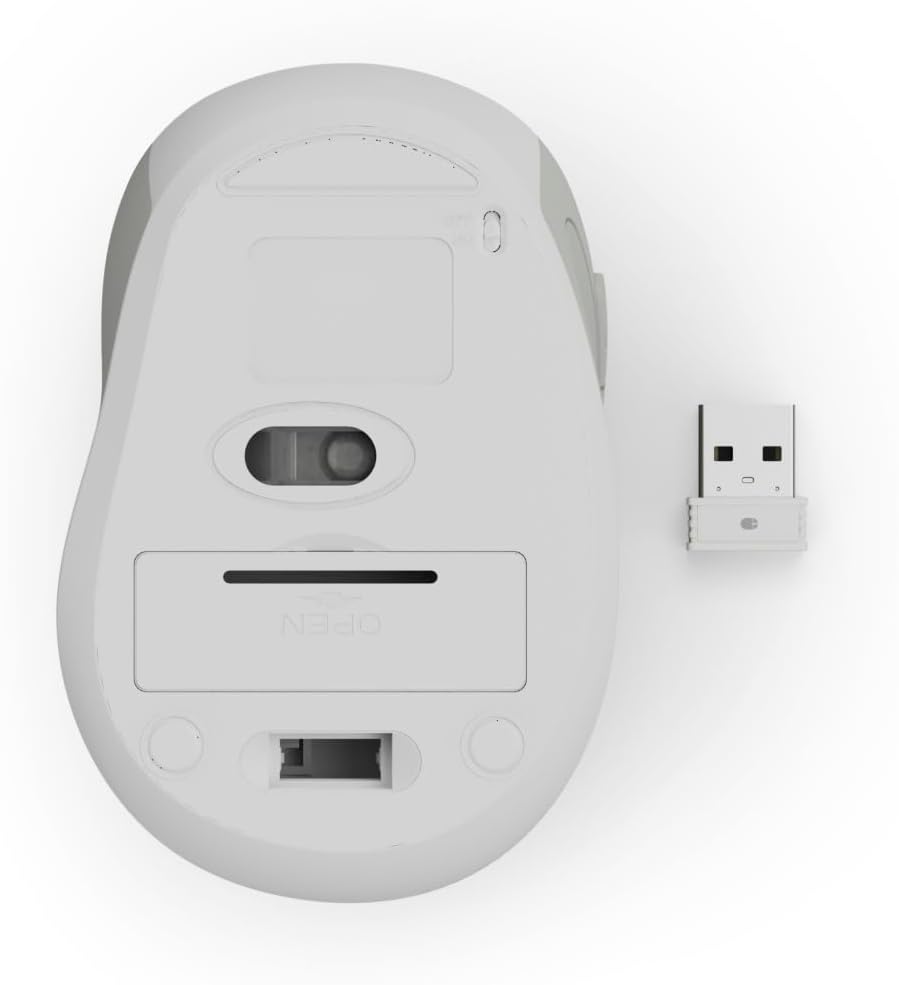 Hama WM-400 Mouse Office Right-Hand RF Wireless Optical 1600 DPI, White