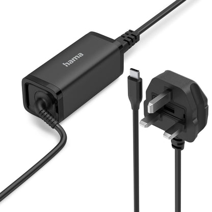Hama USB-C Notebook GAN PSU Power Supply 5-20V/65W