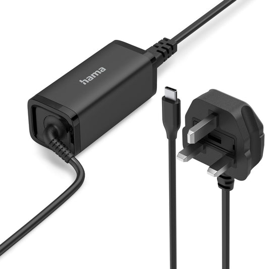Hama USB-C Notebook GAN PSU Power Supply 5-20V/65W