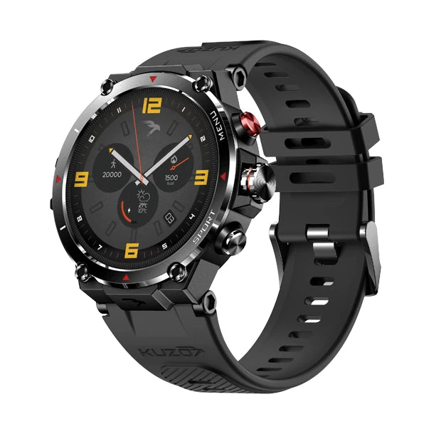 Kuzo II FS-2 Sports Smart Watch with GPS, Black