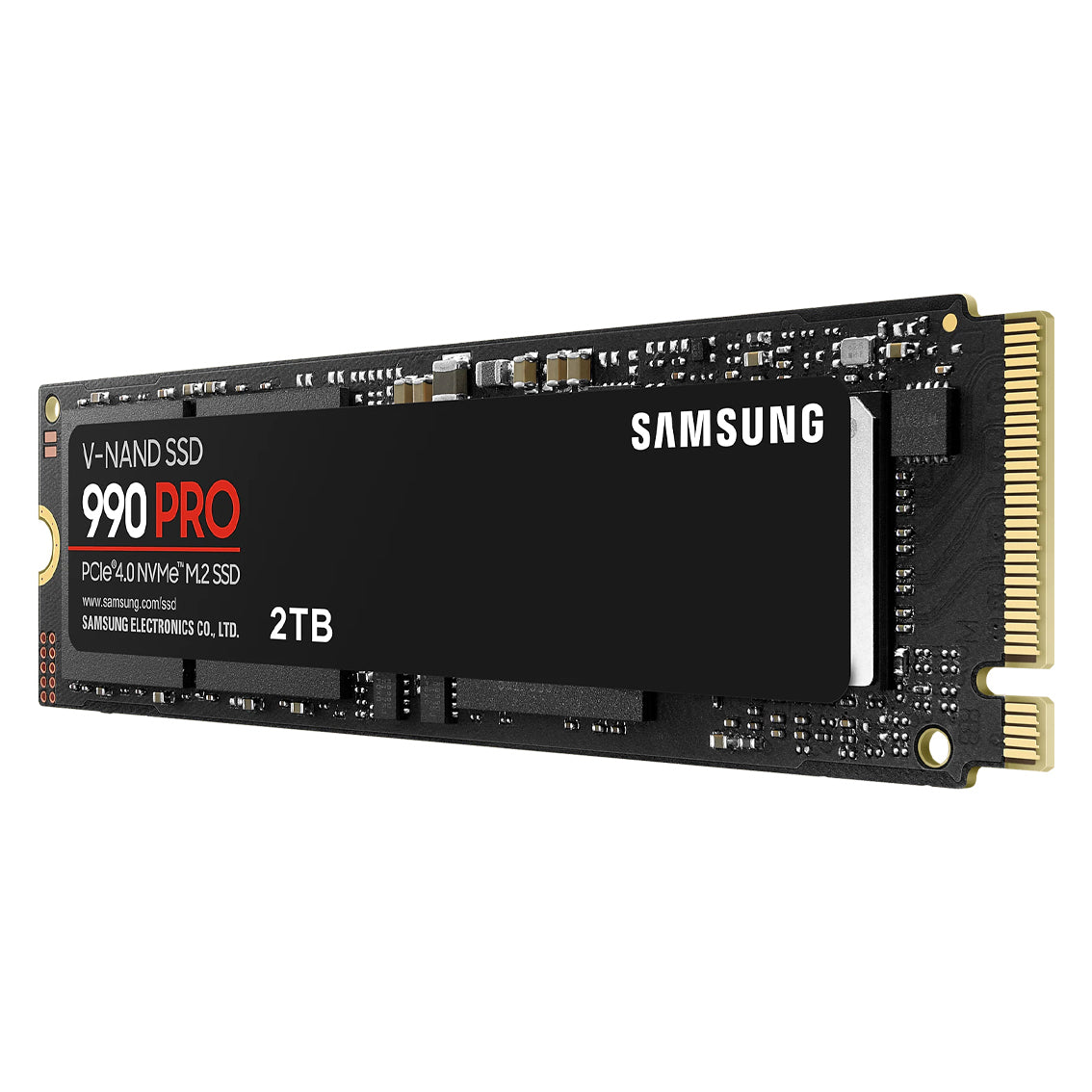 Samsung 2TB 990 PRO M.2 NVMe SSD, M.2 2280, PCIe 4.0, V-NAND, R/W 7450/6900MB/s
