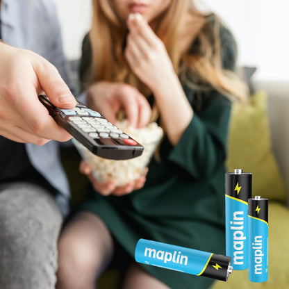 Maplin AAA LR03 1.5V Alkaline batteries 7 Year Shelf Life High Performance - Pack of 40