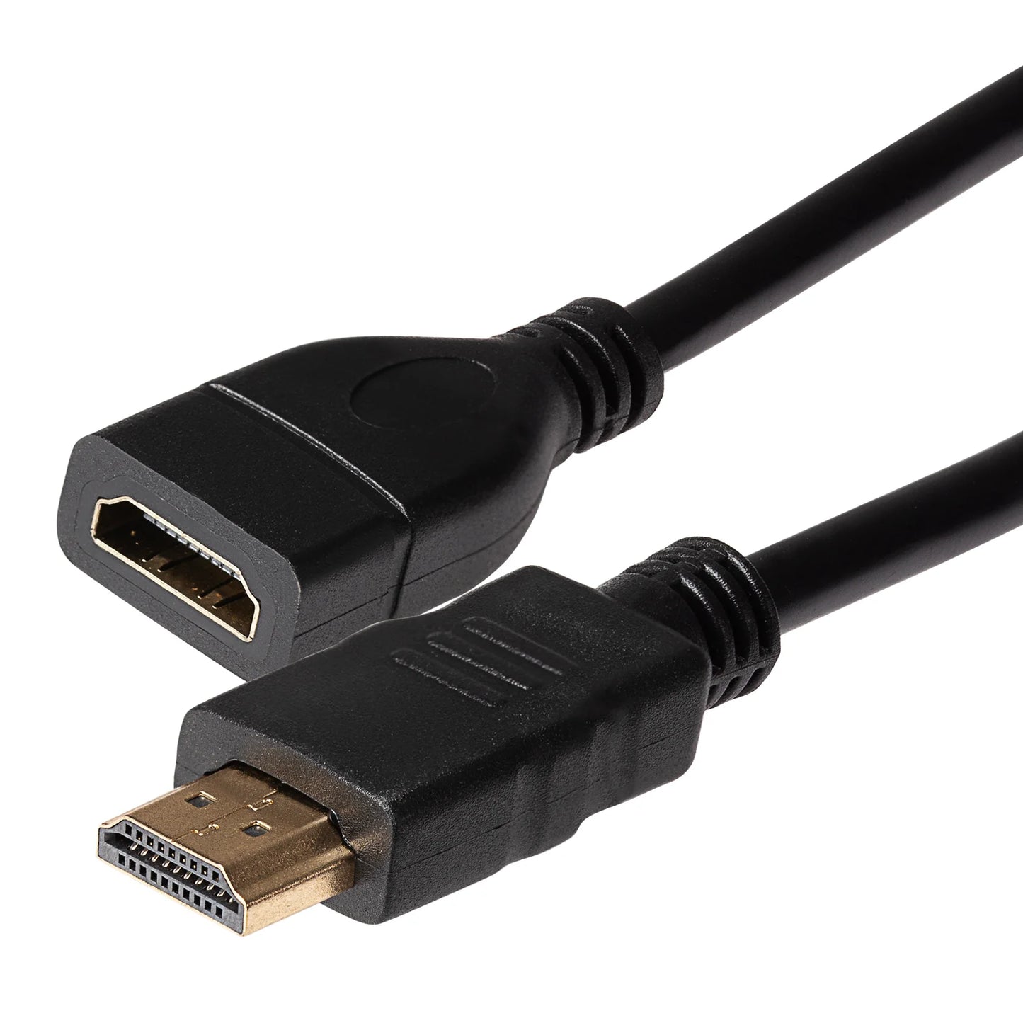 Maplin HDMI Male to HDMI Female 4K Ultra HD Extension Cable - Black - 3m