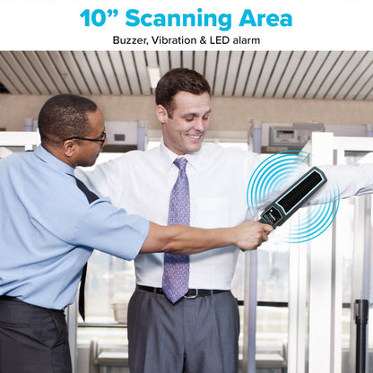 Maplin Handheld Metal Detector Security Wand with Sound and Vibration Alerts including Belt Holster