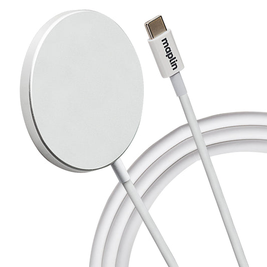 Maplin Magnetic Wireless Charger USB-C 15W