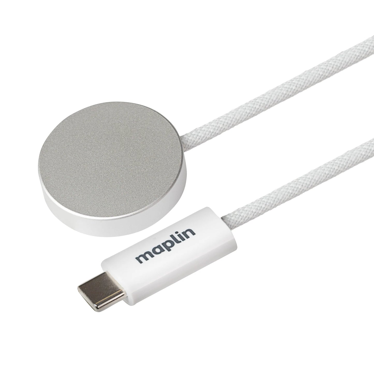 Maplin Magnetic Wireless Charger for Smart Watch USB-C Qi Compatible