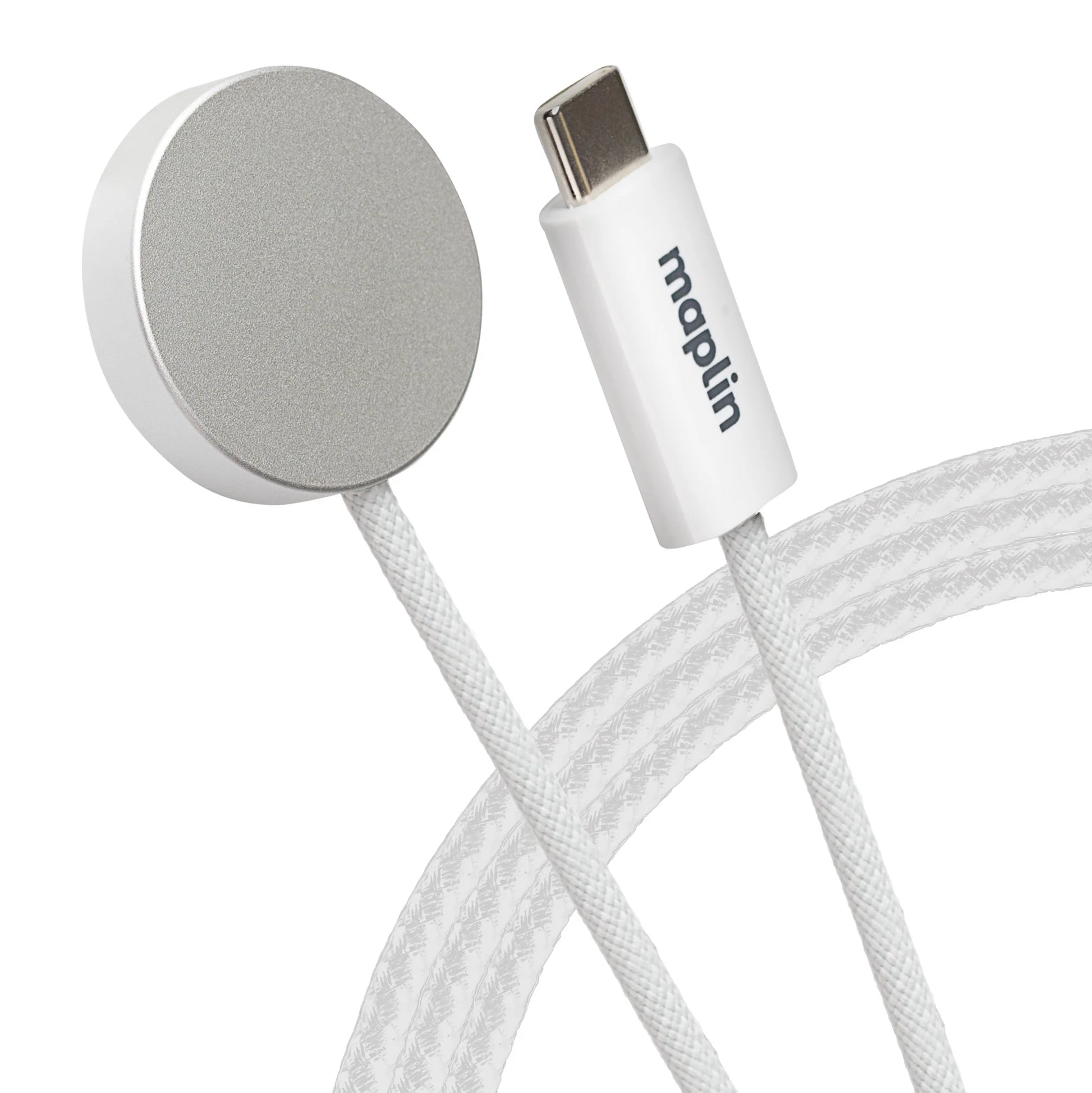 Maplin Magnetic Wireless Charger for Smart Watch USB-C Qi Compatible