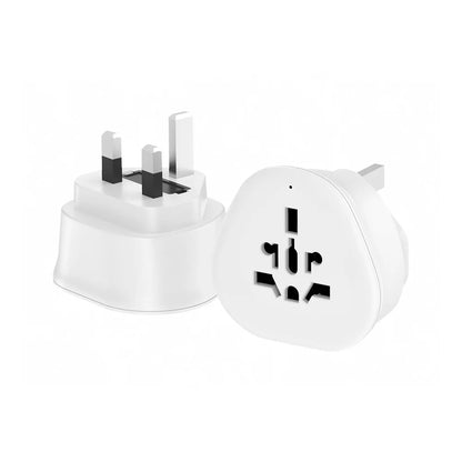 Maplin UK Plug to Worldwide Socket Travel Adapter 250V 13A - White
