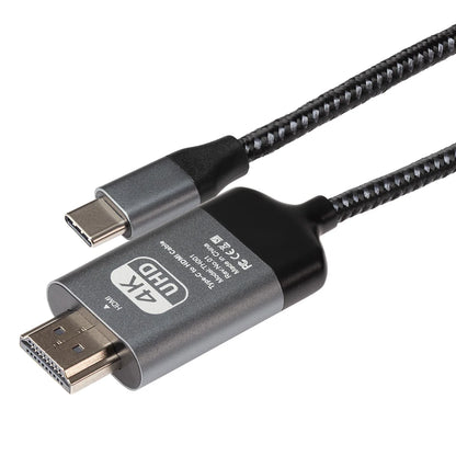 Maplin USB-C to HDMI Cable Adapter Converter, 4K Ultra HD @ 60Hz, Black, 2m