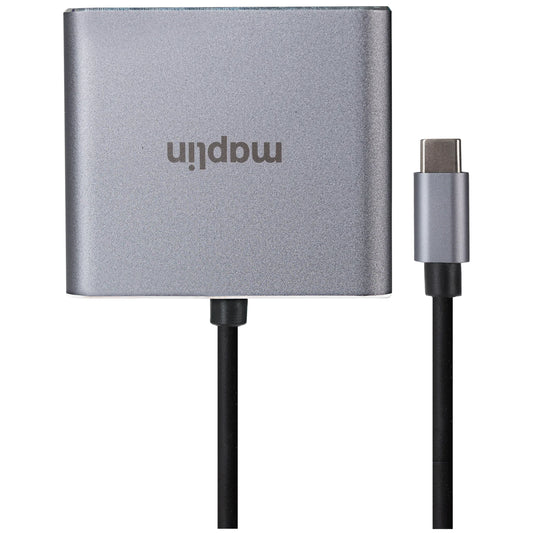 Maplin USB-C Multiport Hub USB-A 3.1 Gen1 HDMI 4K@ 30Hz USB-C PD@ 87W