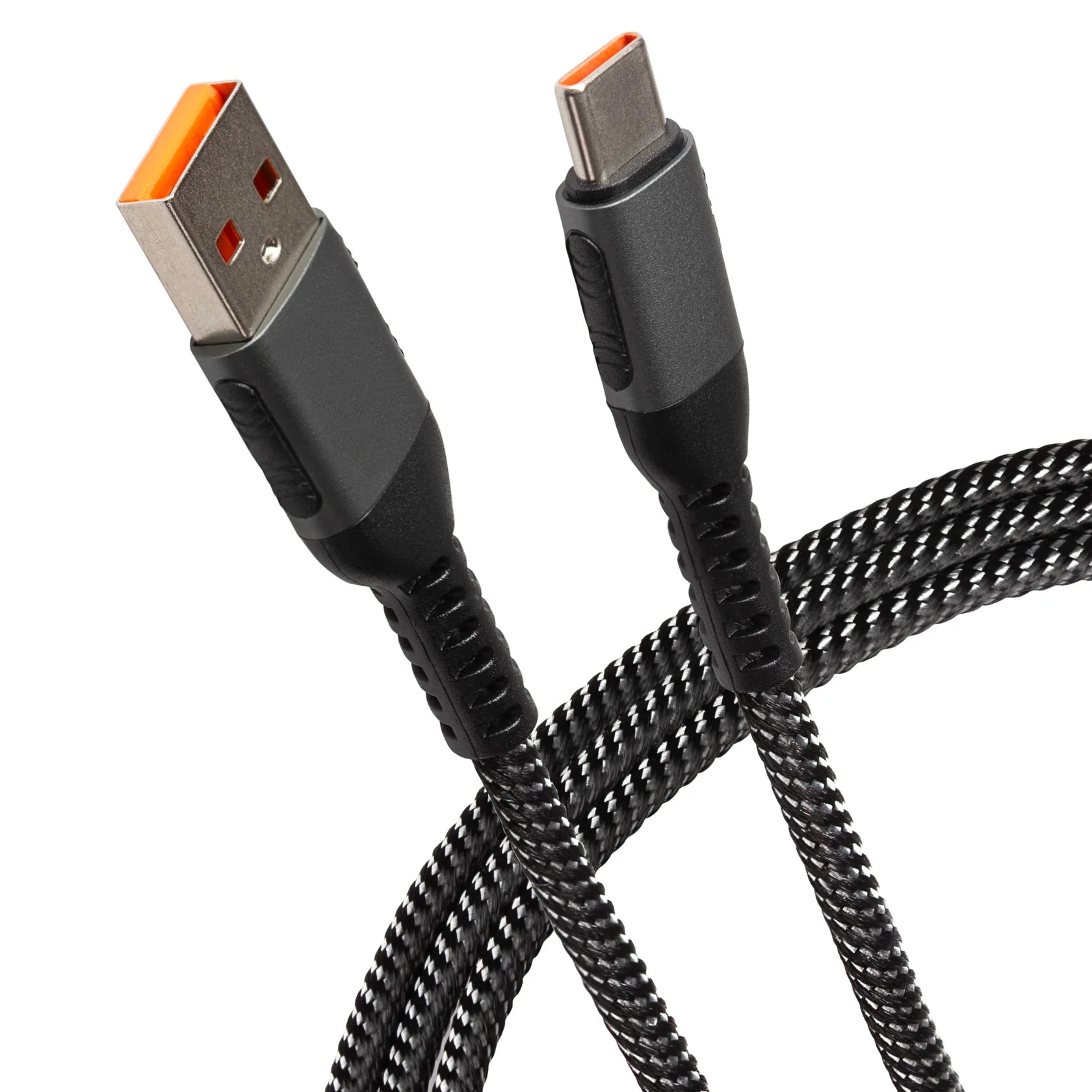 Maplin USB-C to USB-A Cable Braided 60W - 1m