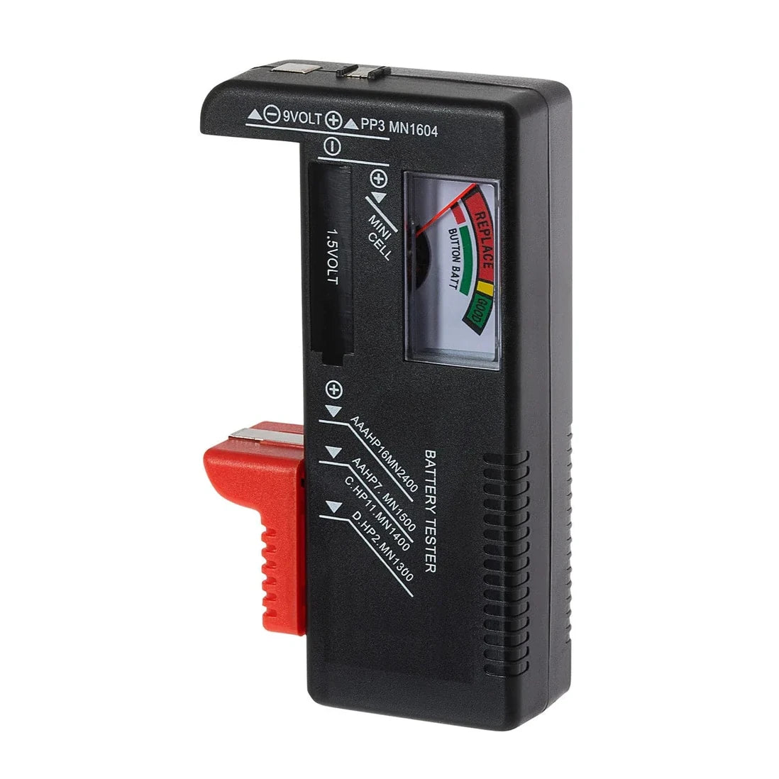 Maplin Universal Analogue Battery Tester for AA, AAA, C, D, 9V PP3 & Coin Button Cells