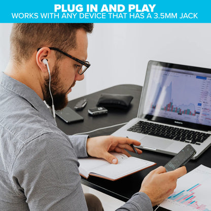 Maplin Wired Earbuds 3.5mm Classic Fit Hands Free Calling Volume Button