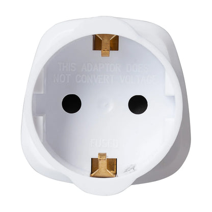 Maplin Schuko Plug to UK Mains Plug Converter 13 Amp Travel Adapter