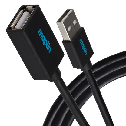 Maplin USB2.0 USB-A Male to USB-A Female Extension Cable