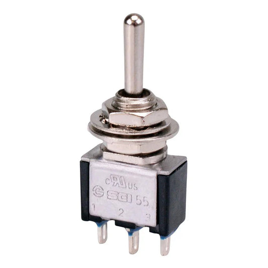 On-Off-On Mini Momentary Toggle Switch SPDT 6A