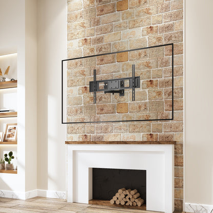 ProperAV TV Wall Bracket (37" - 70" / 35kg Capacity / VESA Max. 600x400) - Black