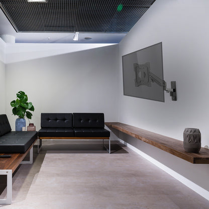 ProperAV TV Wall Bracket (23" - 55" / 23kg Capacity / VESA Max. 400x400) - Black