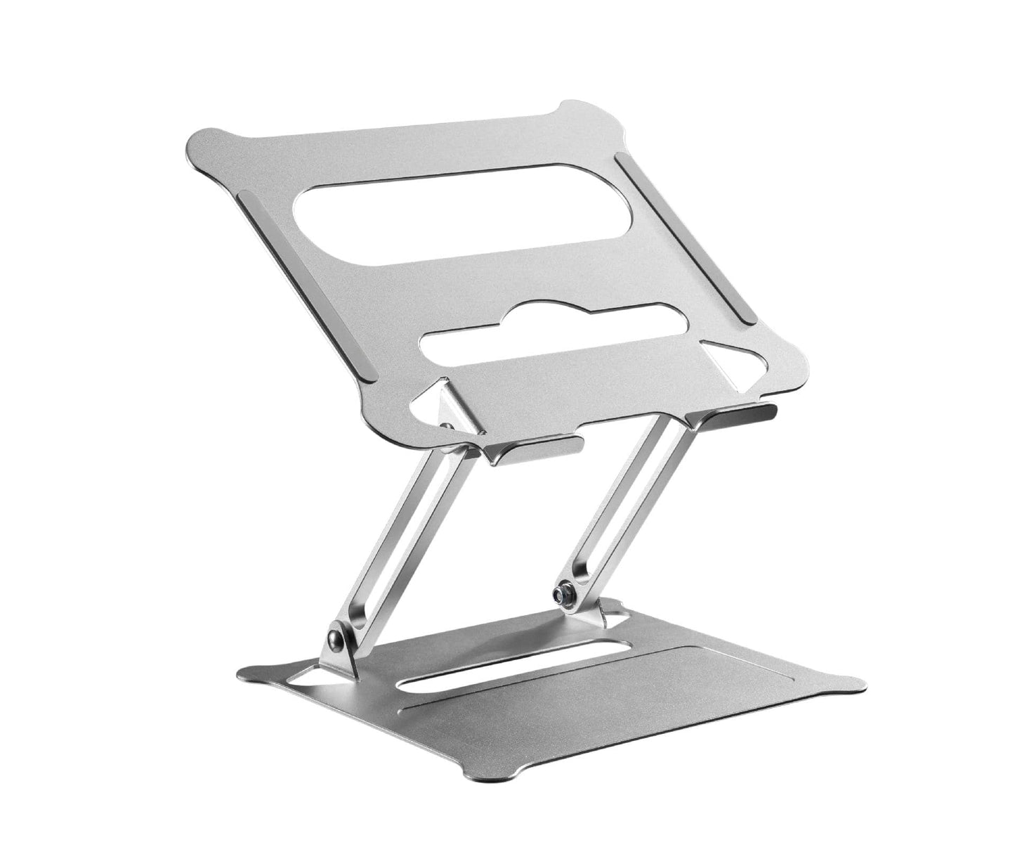 ProperAV Aluminium Construction Fully Adjustable Laptop or Tablet Stand - Silver