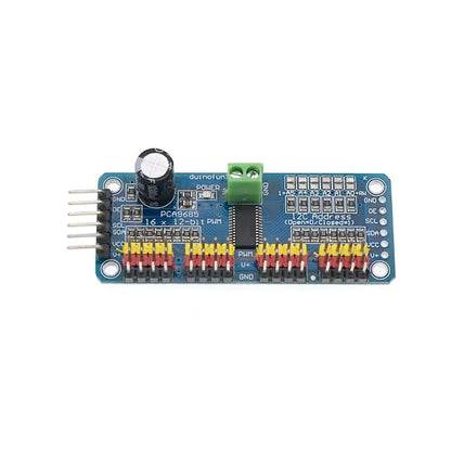 Raspberry Pi PCA9685PW 16-Channel I2C Servo Shield and LED PWM Driver Board