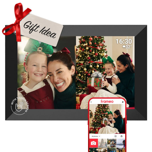 Praktica 10 Inch Digital Photo Frame 1280 x 800 with Wi-Fi & Frameo Software - Frame Only