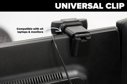 PRAKTICA HD USB-A Webcam with Built-in Noise Reduction Microphone
