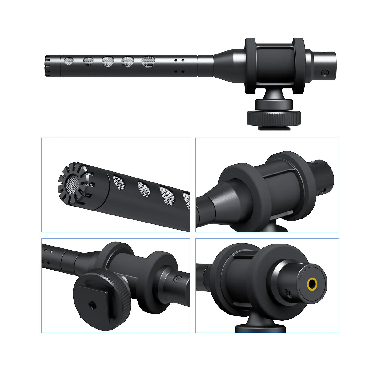 ProSound Shotgun Microphone Cardioid Electret Condenser 3.5mm Jack