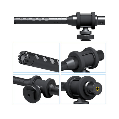ProSound Shotgun Microphone Cardioid Electret Condenser 3.5mm Jack