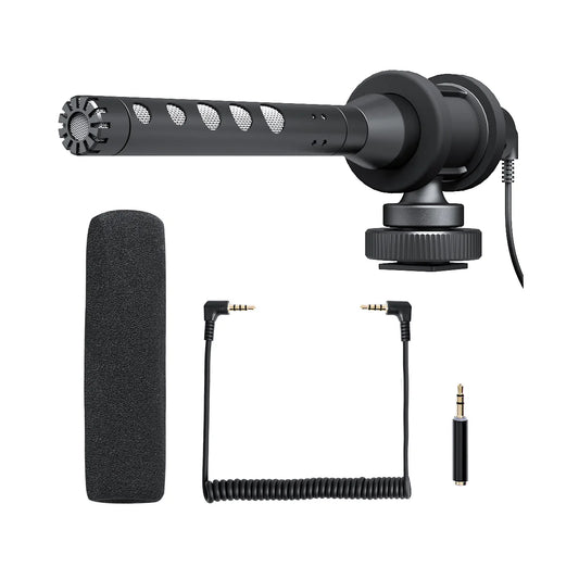 ProSound Shotgun Microphone Cardioid Electret Condenser 3.5mm Jack