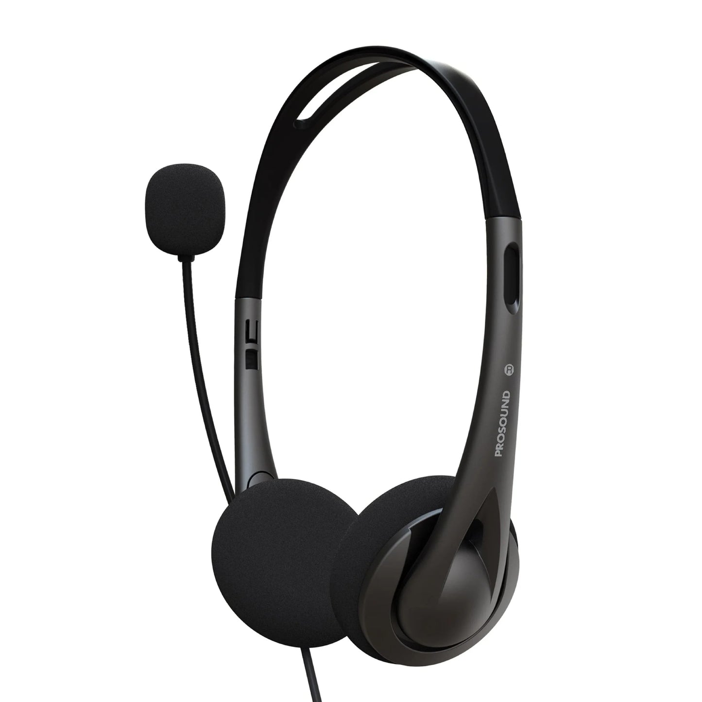 ProSound Stereo USB-A Headset Electret Condenser Boom Microphone 1.2m cord