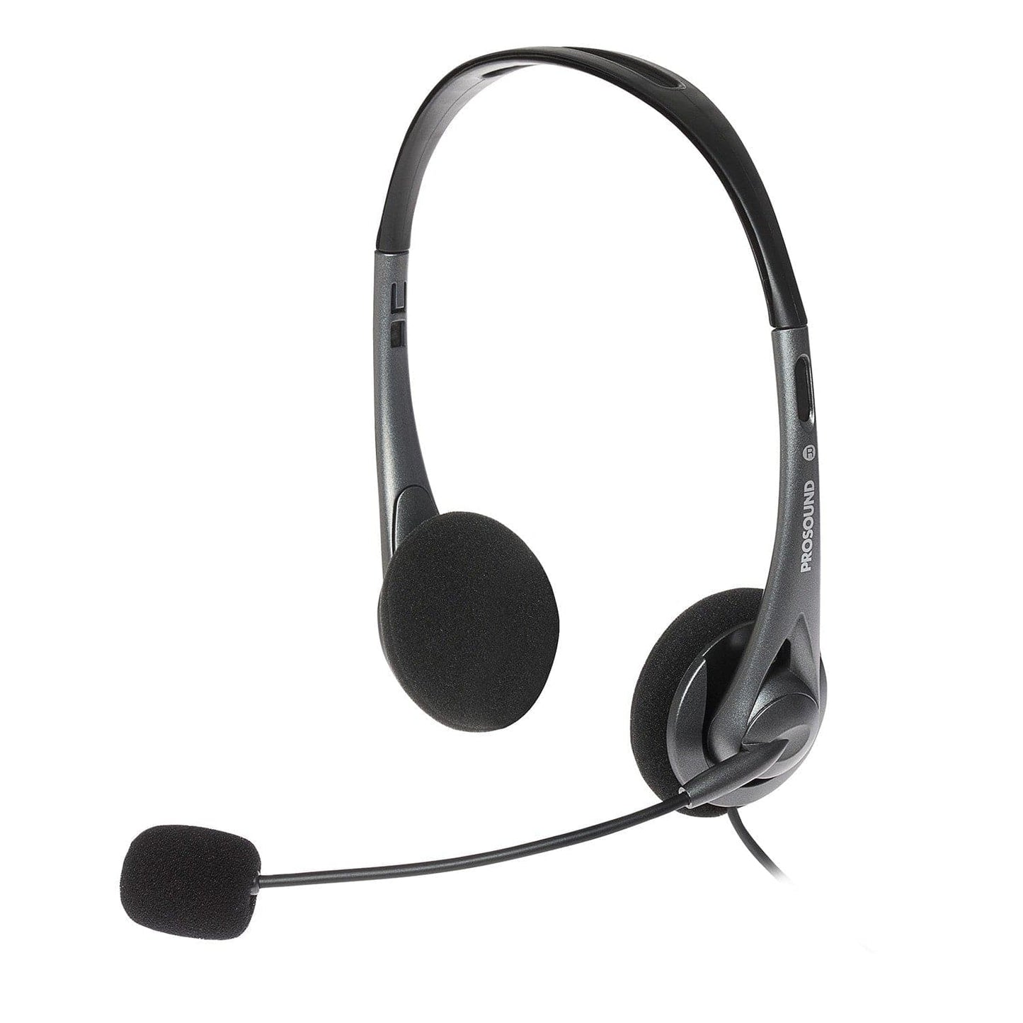 ProSound Stereo USB-A Headset Electret Condenser Boom Microphone 1.2m cord