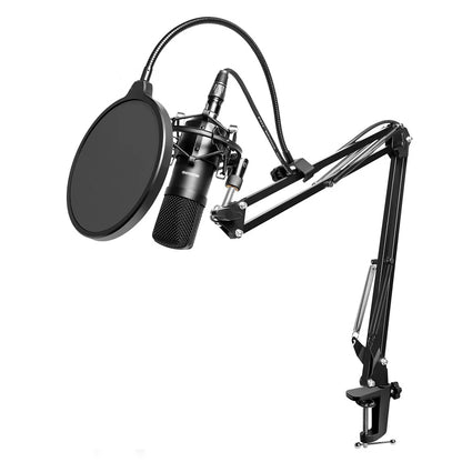 ProSound XLR Microphone with Boom Arm Kit Professional Cardioid Polar Pattern