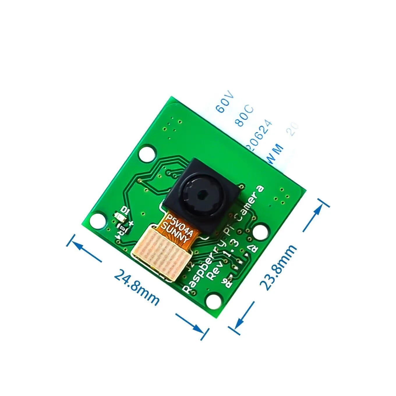 Raspberry Pi + Pi Zero + Pi Zero W 5MP Camera with 16cm Cable