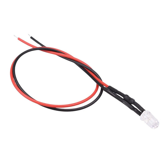 Red Flashing Prewired 5mm LED Diode 20cm Wire