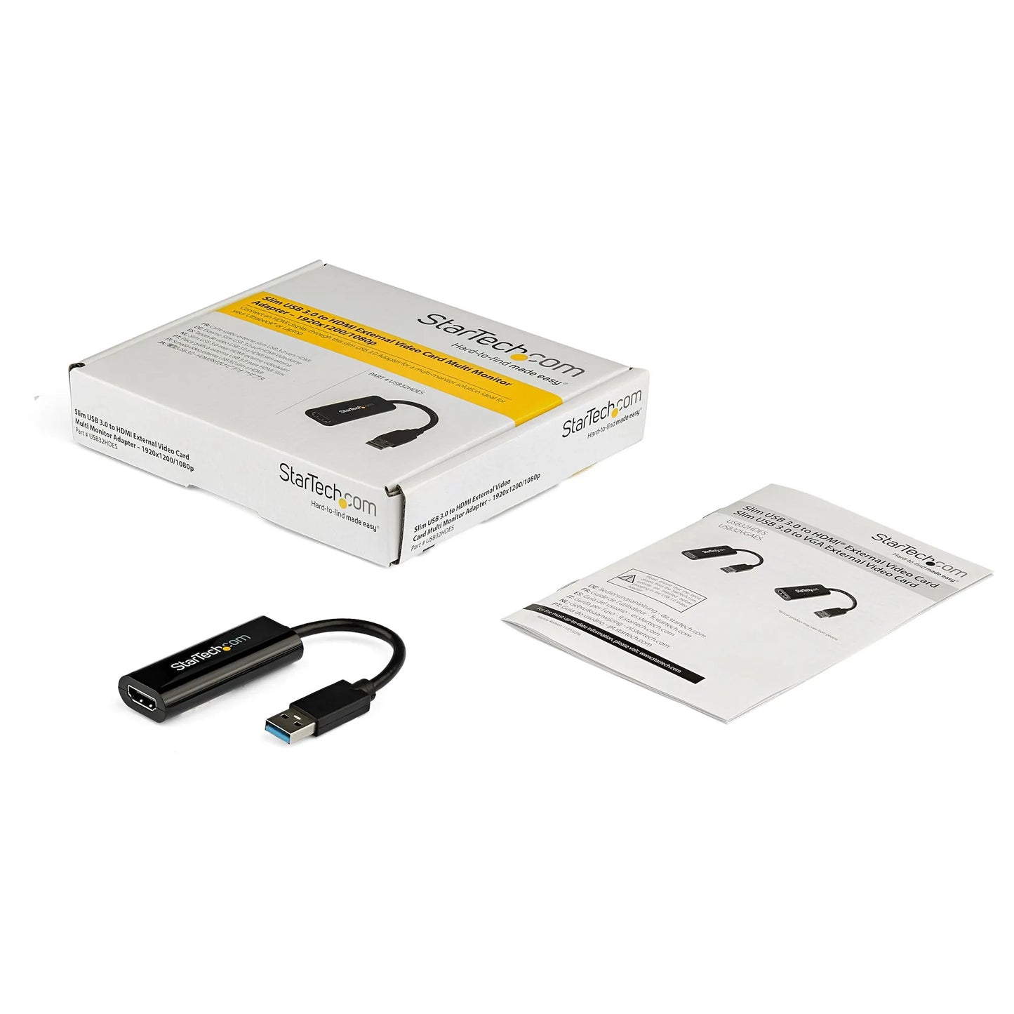 StarTech USB to HDMI graphics adapter 1920 x 1200 pixels