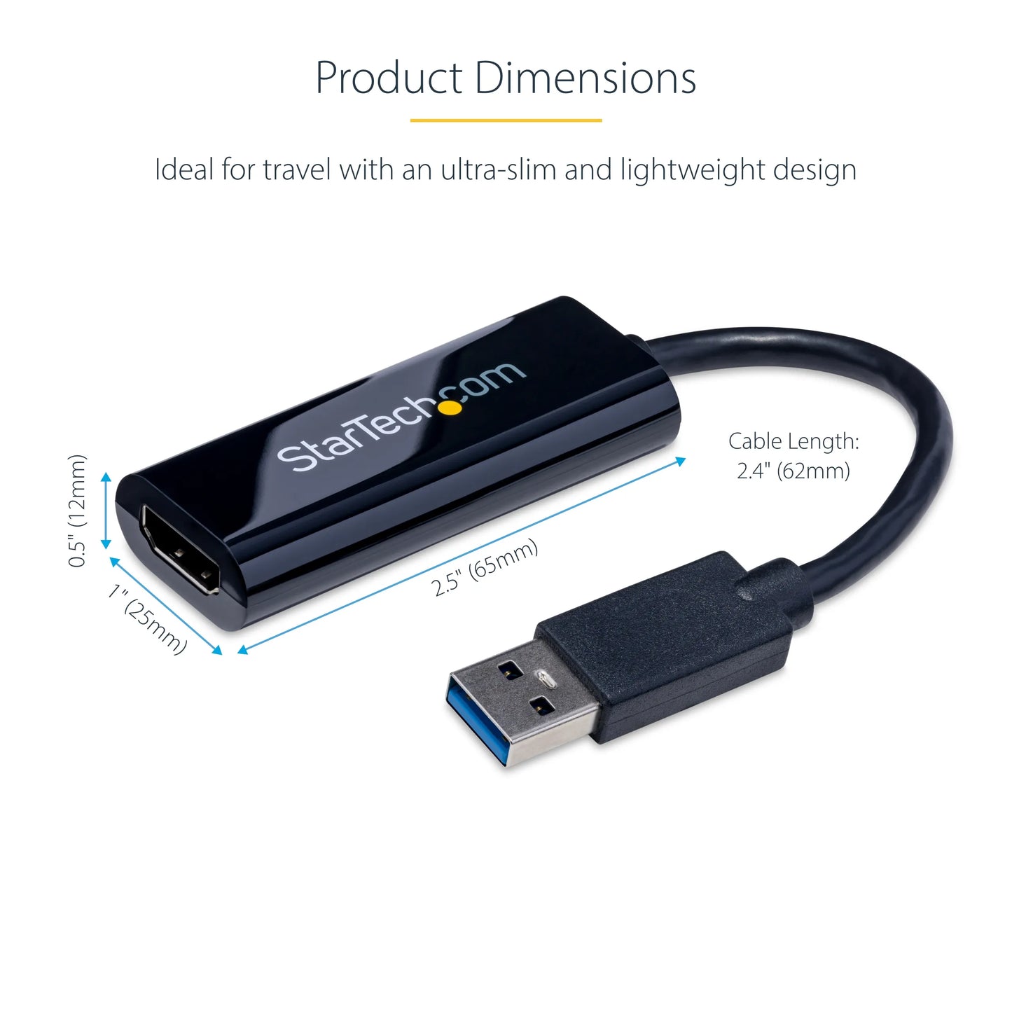 StarTech USB to HDMI graphics adapter 1920 x 1200 pixels