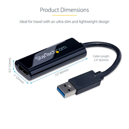 StarTech USB to HDMI graphics adapter 1920 x 1200 pixels