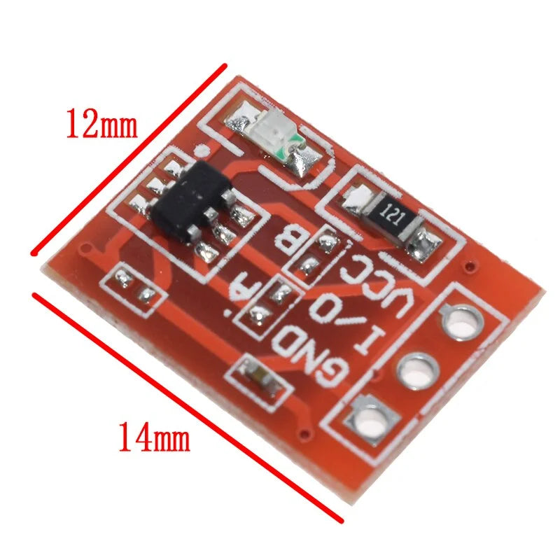 10 Pack TTP223 Capacitive Touch Switch Button Module Self Lock