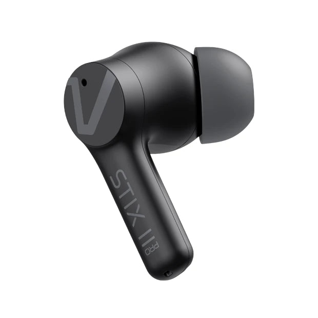 Veho STIX II PRO True Wireless Earphones, Carbon Black