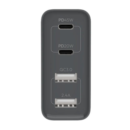 Veho TA-45 4-Port PD Multi Region Universal USB Charger Plug Adapter