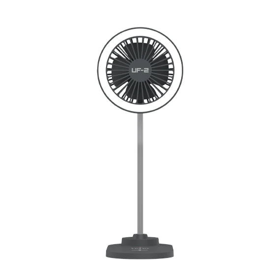 Veho UF-2 3-in-1 USB Desktop USB Fan, Smartphone Charger & LED Lamp
