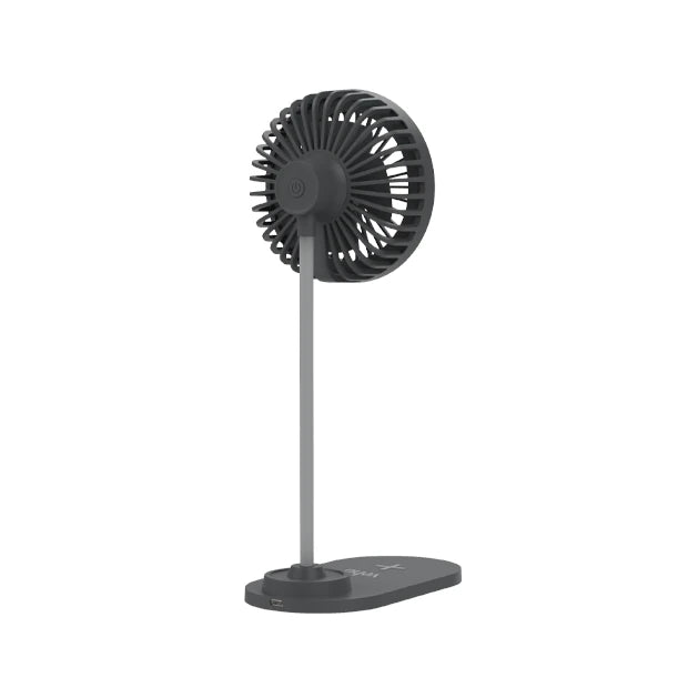 Veho UF-2 3-in-1 USB Desktop USB Fan, Smartphone Charger & LED Lamp