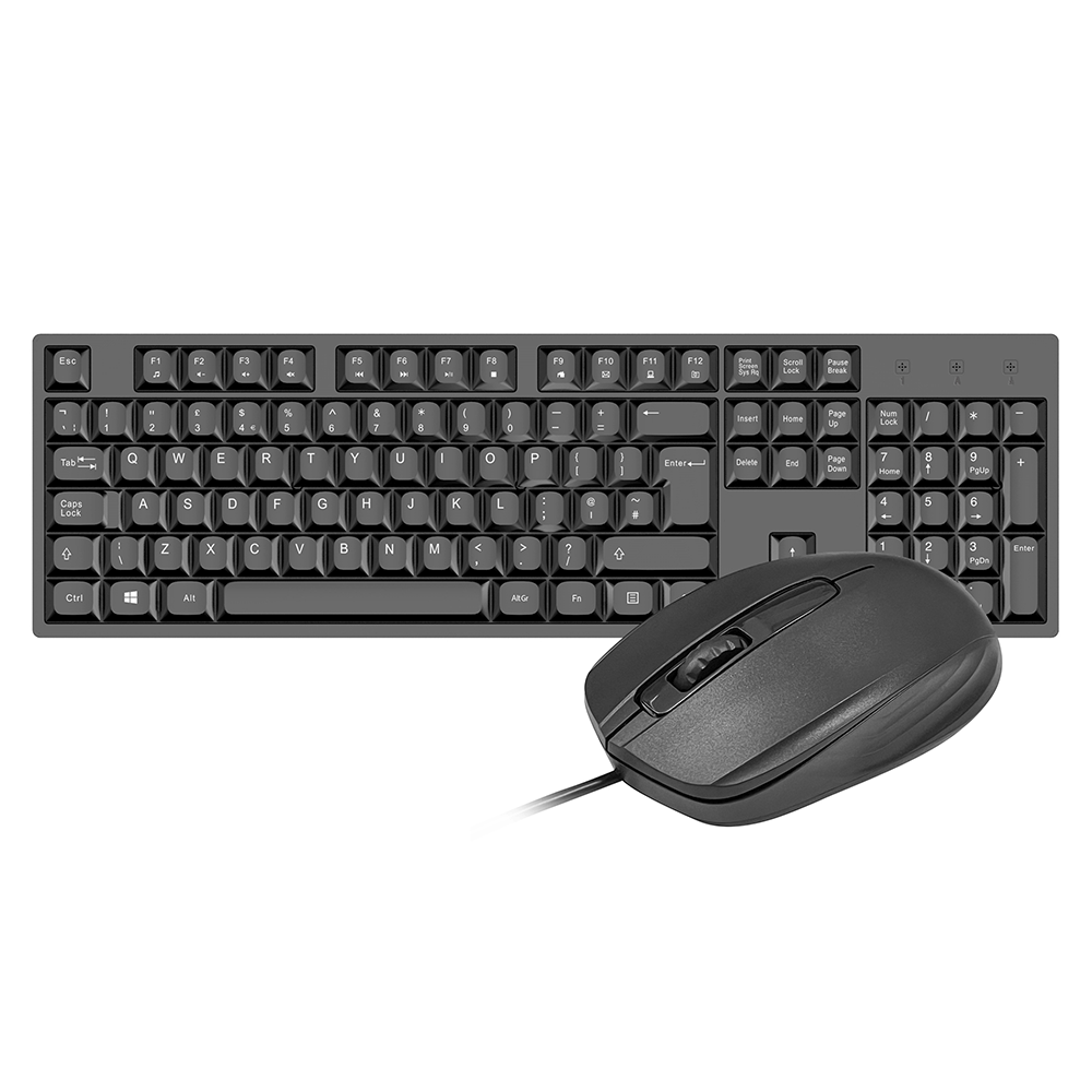 VIDA OFFICE 2IN1 USB Wired Keyboard & Mouse Set