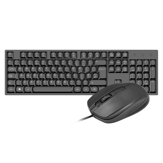VIDA OFFICE 2IN1 USB Wired Keyboard & Mouse Set