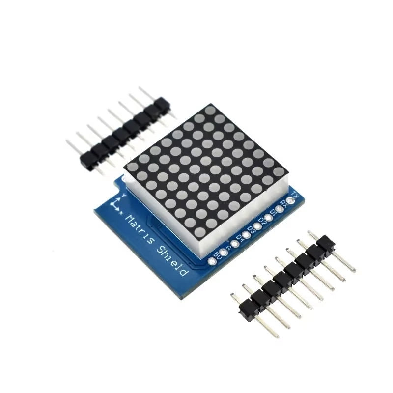 WEMOS D1 Mini Matrix LED Shield V1.0.0 – The Electronics Hub