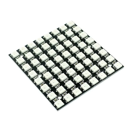 RGB LED Matrix Panel WS2812B 8×8 Addressable 64-Bit 5V