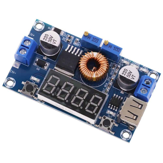 XL4015 with Display Voltmeter Adjustable Step Down Converter USB